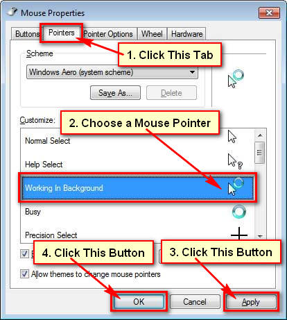 Custom Mouse Pointer Windows 7